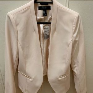 Blush pink blazer